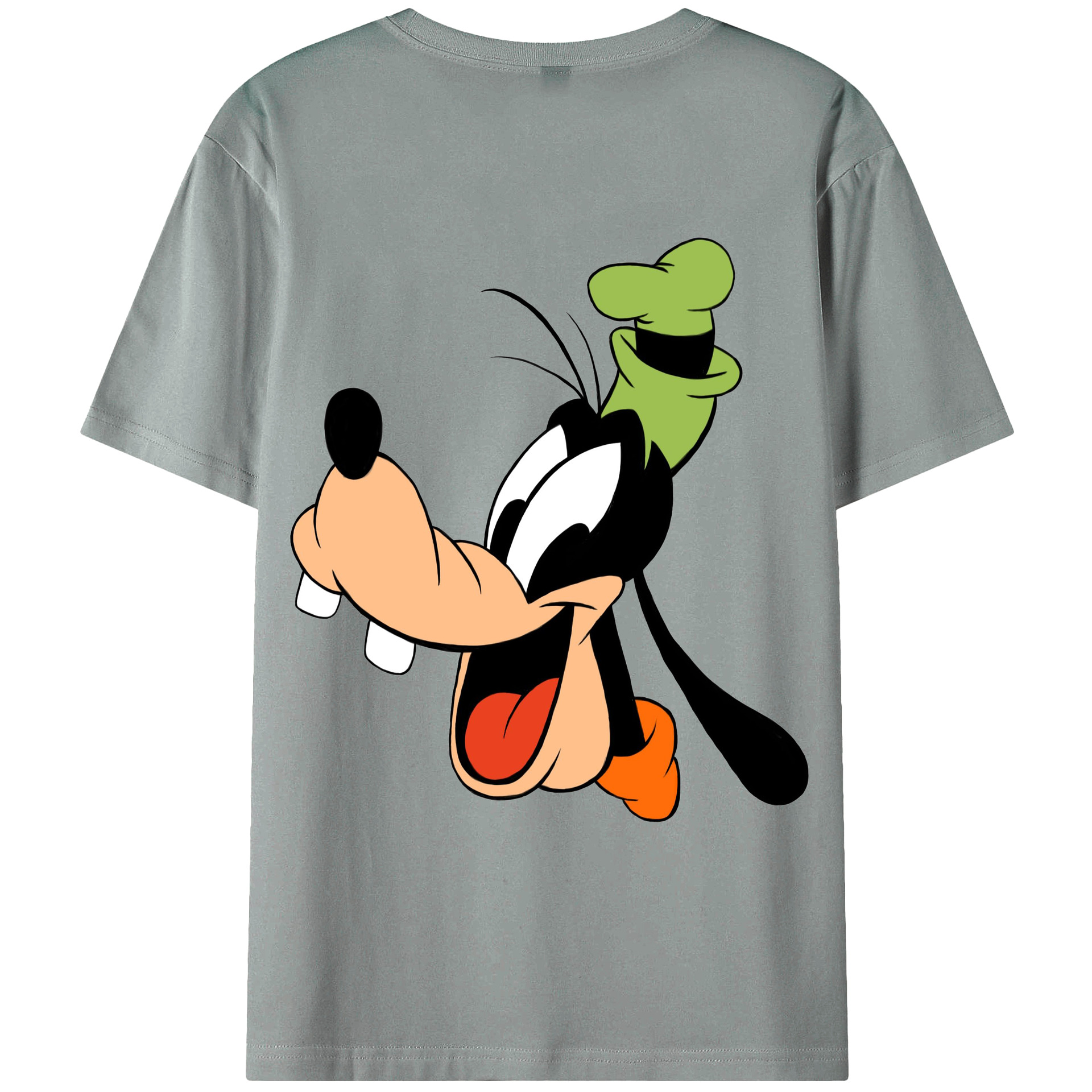 ミッキーマウス Mickey Mouse 綿100％ メンズ半袖Tシャツ（バックプリント） 通気性